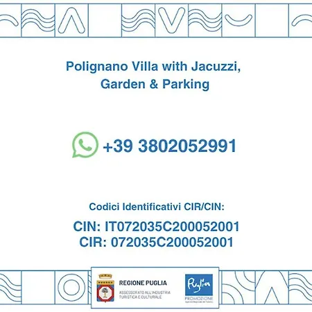 Polignano With Jacuzzi, Garden & Parking